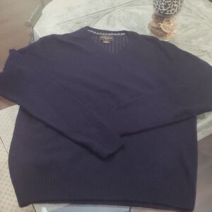 BLACK BROWN 1826 LAMBSWOOL SWEATER